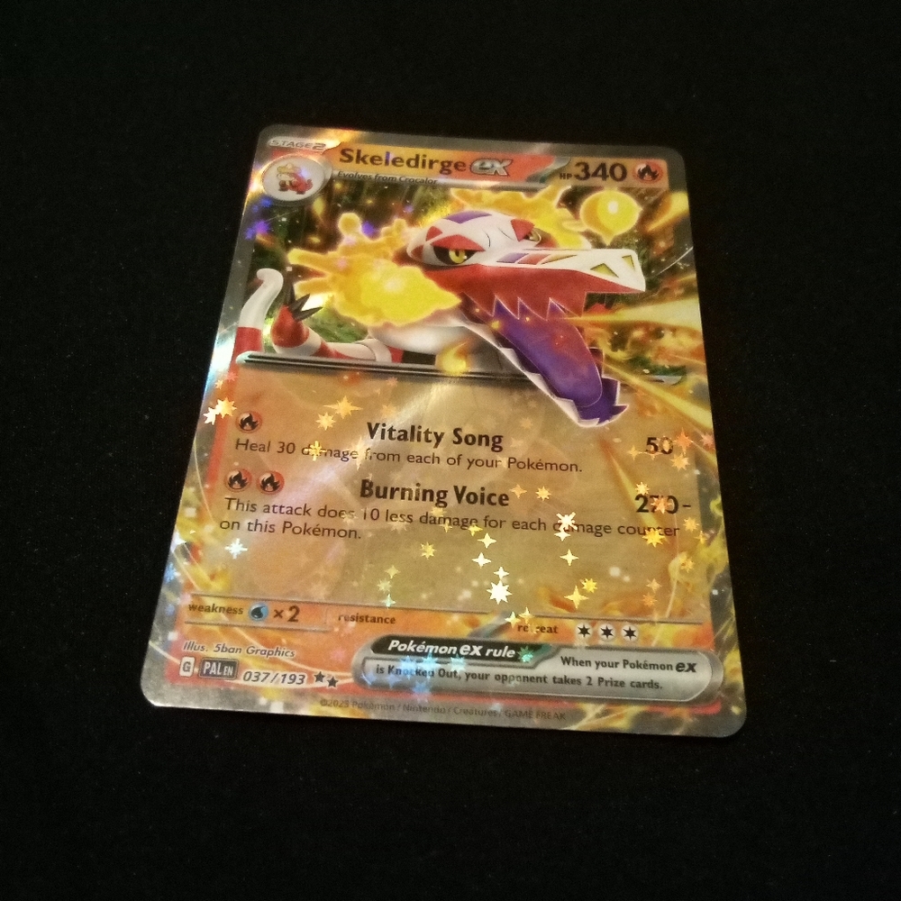 Pokemon Skeledirge ex 037/193 Paldea Evolved Double Rare Holo